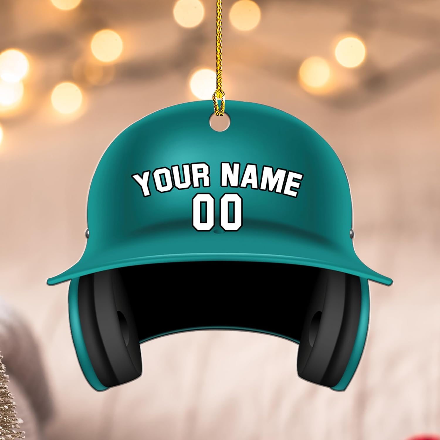 Parvii Personalized Baseball Ornament Christmas Tree Decoration, Custom Baseball Christmas 2023, Baseball Lover Gifts, Baseball Tree Hanging Ornament, Baseball Team Gift (Baseball 3)