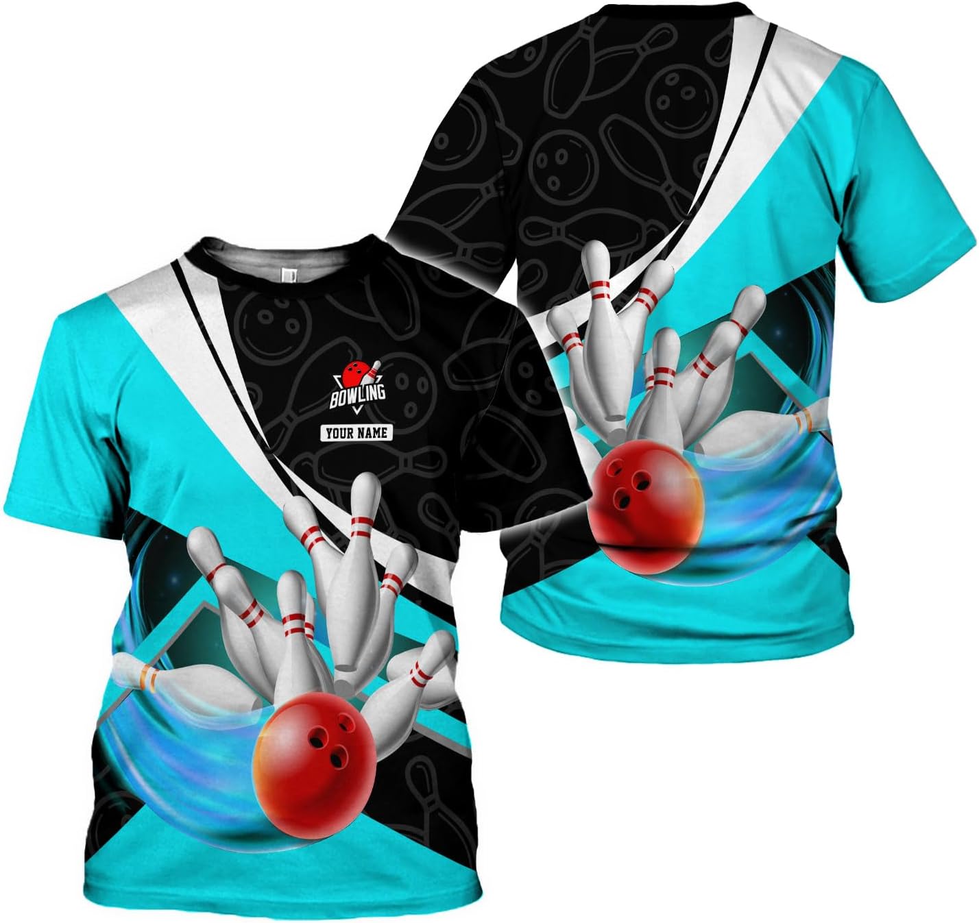 Mostprints Custom 3D Bowling Shirts Personalized for Men and Women - Unique Team Shirt & Gifts for Bowling Lovers