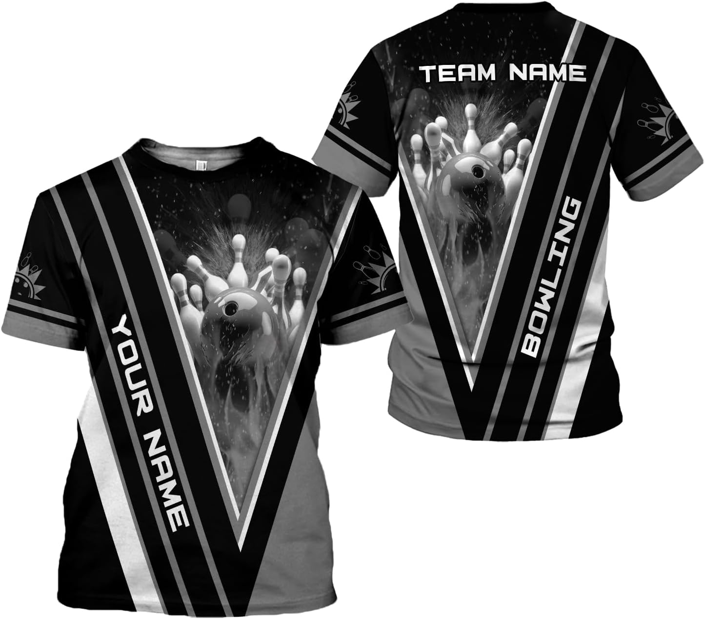 AOVL Custom Bowling Shirts for Men Bowling Shirts Bowling Shirts Unisex Bowling Jerseys for Men Custom Bowling Shirts for Men