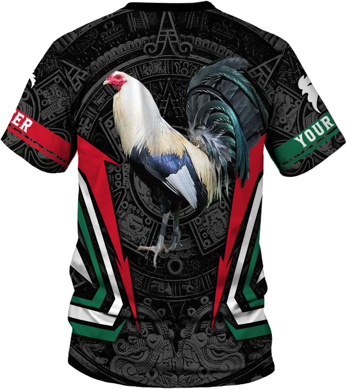 Mostprints Personalized Name Mexican Shirts for Men, Rooster Mexico Shirts for Men, Mexico Shirt Eagle Flag Mexican Eagle 1