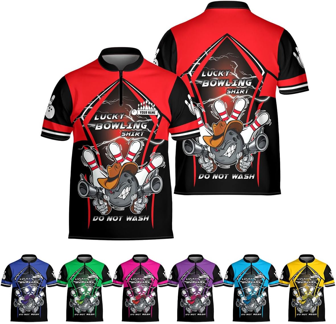 Ligthuy Personalized Bowling Jersey 3D, Bowling Shirts for Team, Bowling Shirt Unisex for Men Women, Bowling Shirts for Men