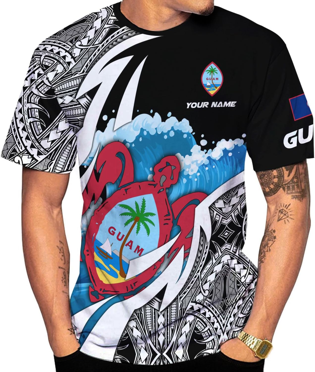 Parvii Personalized Guam Shirt Guam Tshirt for Men & Women, Guam Pride Shirts Gift Guahan Shirt Funny Guam Shirt