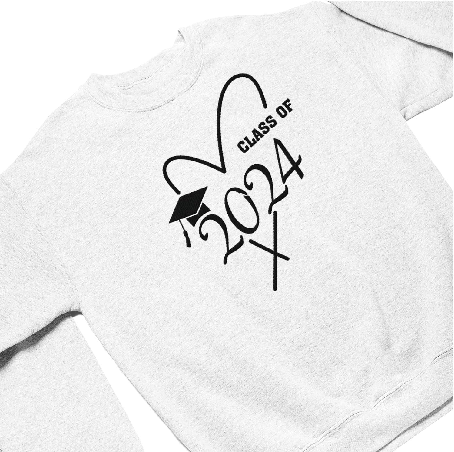 MAPrints Personalized Senior 2024 Embroidered Sweatshirt, Graduation 2024 Class Of 2024 Senior Class Of 2024 Graduation Shirt