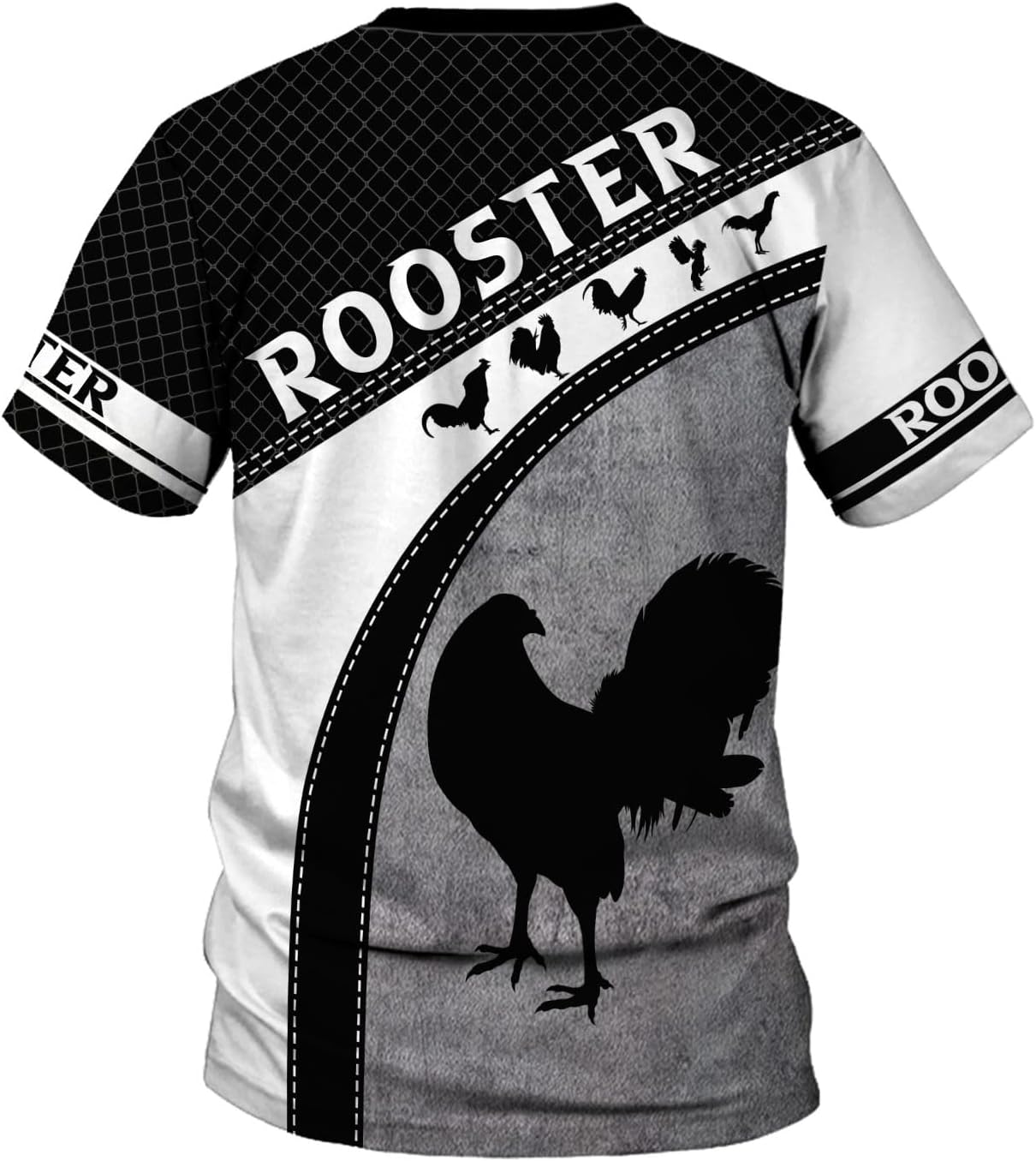 Mostefy Personalized Name Rooster Shirt 3D, Rooster Shirts for Men, Chicken Tshirts Shirts for Women, Funny Chicken Shirts