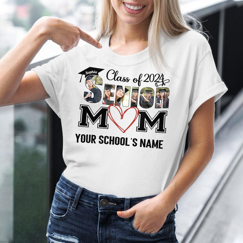 Personalized Graduation 2024 Shirt Proud Family of A Class of 2024 Graduate Class of 2024 Senior Class of 2024 Class of 2024