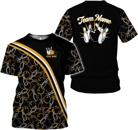 Podagree Personalized Name Bowling Shirts for Men and Women 3D, Bowling Shirts for Team Bowling, Bowling Shirts Gift