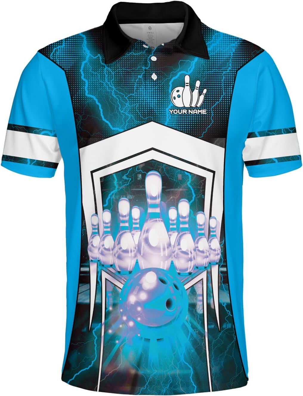 Custom Bowling Polo Shirt Personalized 3D Team Name Bowling Shirts for Men Women Jersey Unisex Bowler Short Sleeve Gift Tee