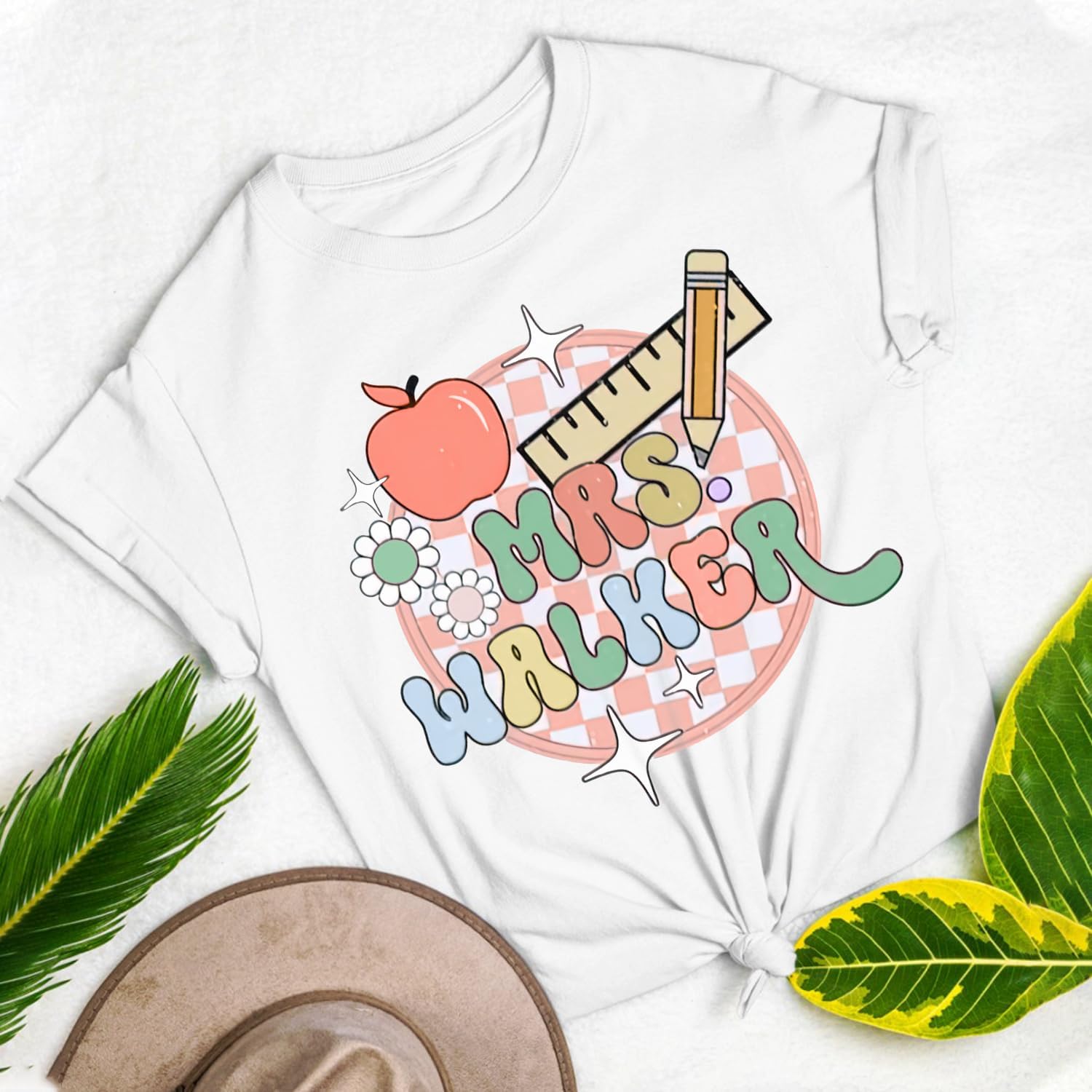 Personalized Teacher Shirt, Custom Teacher Name Shirt, Teacher Shirts for Women, Teacher Gift, Gift Idea for Teacher