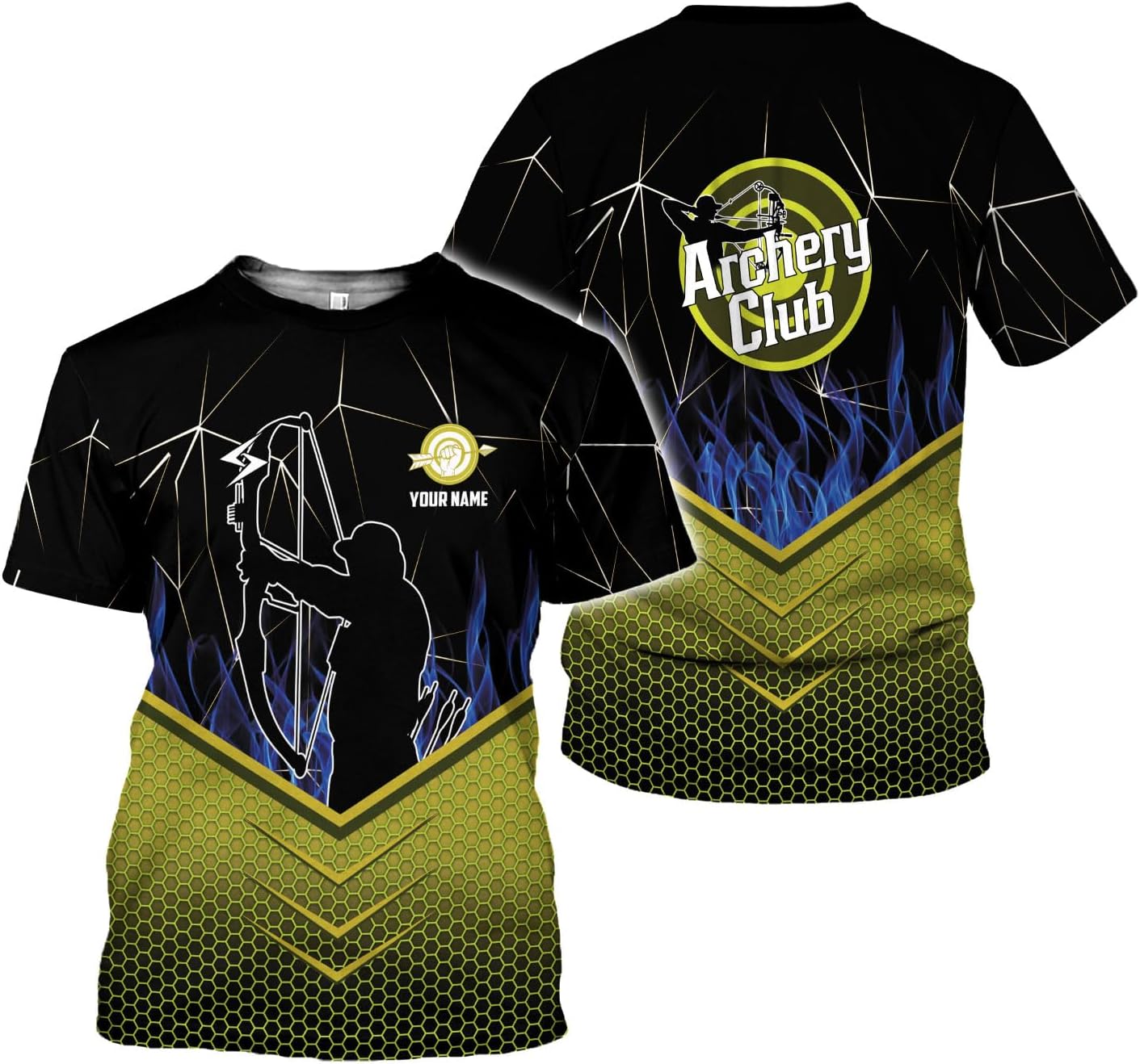 Artparel Personalized Archery Shirt 3D Archery Target Bow Archery Shirts for Men Women Archer Archery Lovers T-Shirt S-5XL