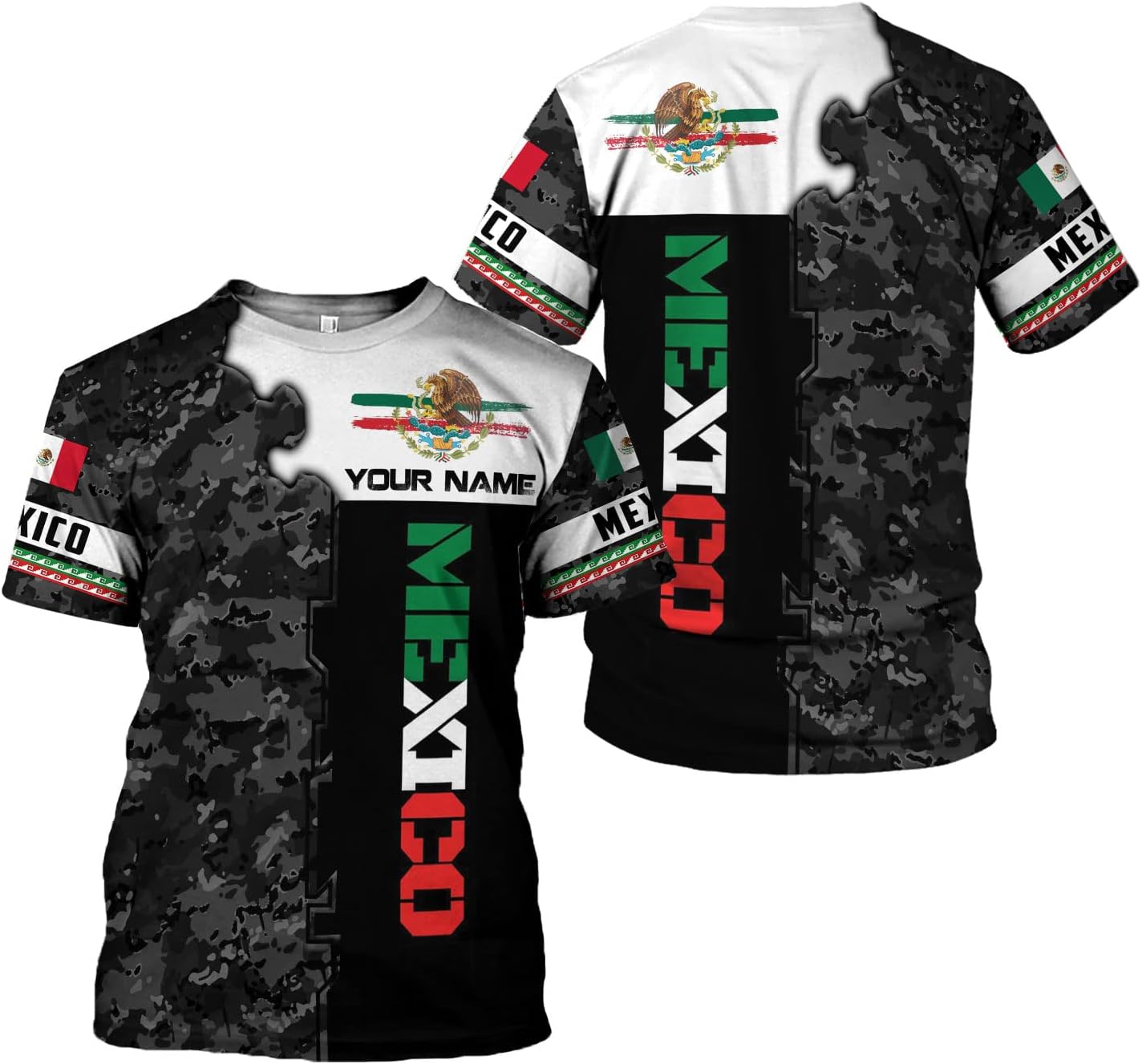 Mostefy Personalized Name Mexican Shirts for Men, Customized Mexico Shirts for Men, Mexico Shirts for Women, Mexico Shirt Eagle Flag Tshirt Mexican Eagle Unisex Shirt, Mexico Soccer Shirt Men TS74