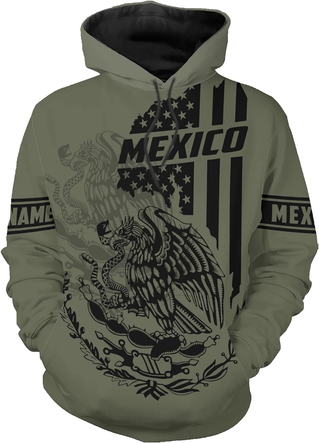 Personalized Name Mexican Shirts for Men, Customized Mexico Shirts for Men, Mexico Shirts for women Mexico Shirt Eagle Flag Mexican Eagle Unisex Shirt, Sweatshirt, Hoodie, Zip Hoodie AD679, 5X-Large