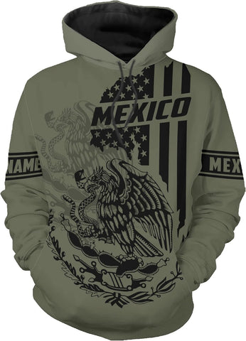 Personalized Name Mexican Shirts for Men, Customized Mexico Shirts for Men, Mexico Shirts for women Mexico Shirt Eagle Flag Mexican Eagle Unisex Shirt, Sweatshirt, Hoodie, Zip Hoodie AD679, 5X-Large