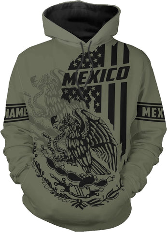 Personalized Name Mexican Shirts for Men, Customized Mexico Shirts for Men, Mexico Shirts for women Mexico Shirt Eagle Flag Mexican Eagle Unisex Shirt, Sweatshirt, Hoodie, Zip Hoodie AD679, 5X-Large
