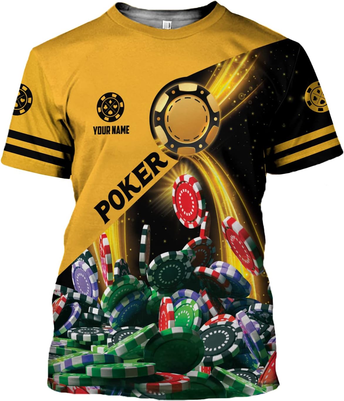 Royal Fight Personalized Poker Shirt 3D Funny Poker Shirt for Men Casino Poker Shirt Gifts Men Women Funny Poker Gift