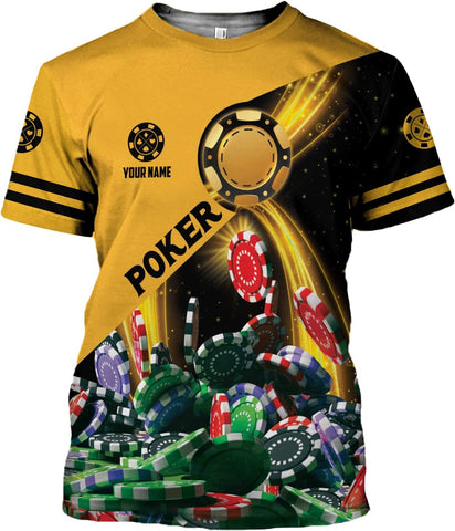 Royal Fight Personalized Poker Shirt 3D Funny Poker Shirt for Men Casino Poker Shirt Gifts Men Women Funny Poker Gift