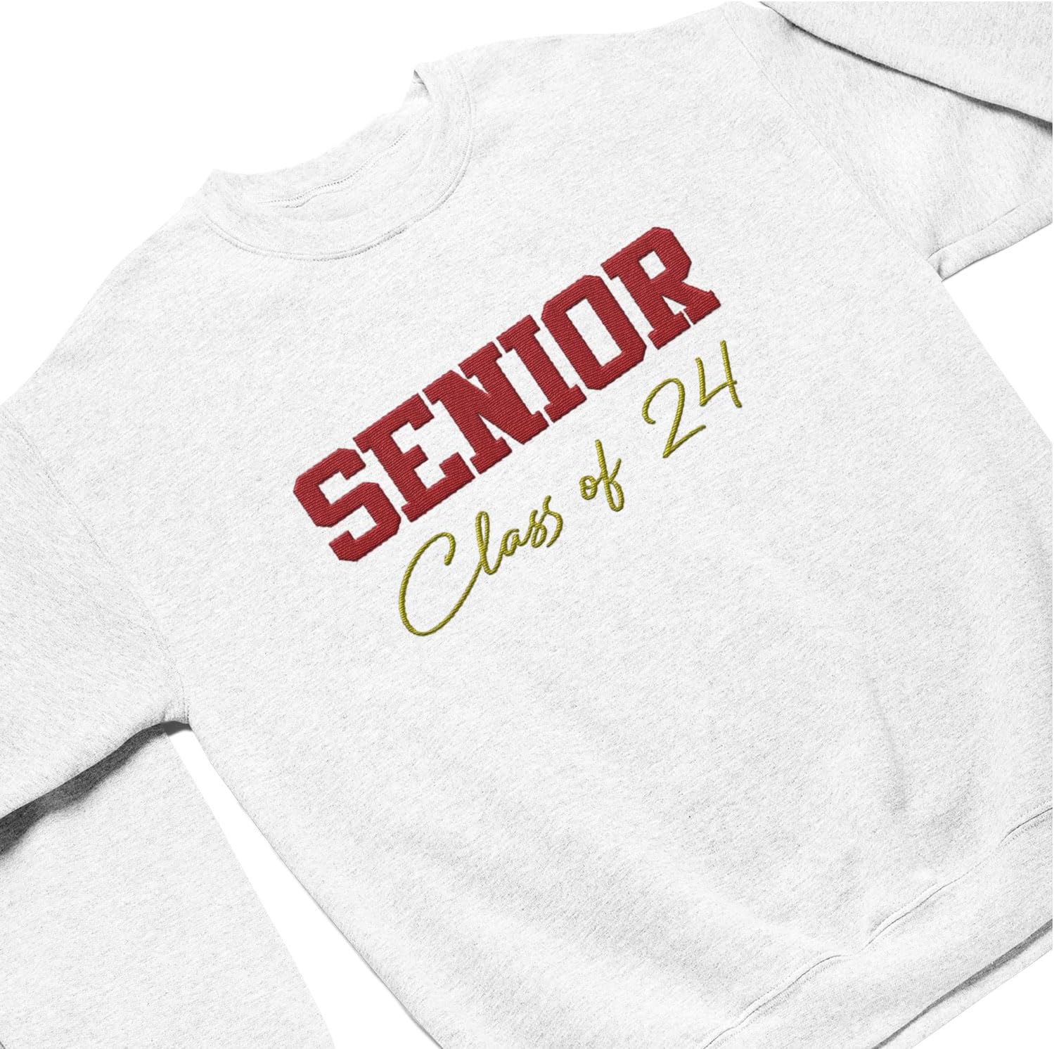 MAPrints Personalized Senior 2024 Embroidered Sweatshirt, Graduation 2024 Class Of 2024 Senior Class Of 2024 Graduation Shirt
