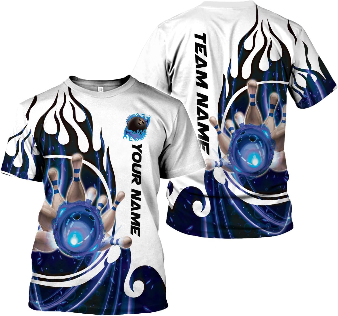 Mostprints Personalized Name Bowling Shirts for Men and Women 3D, Bowling Shirts for Team Bowling, Bowling Shirts Gift
