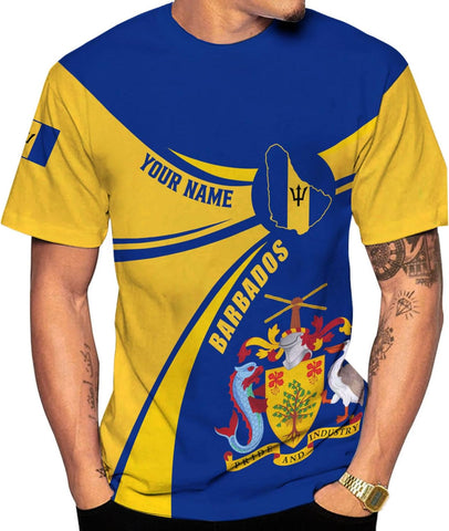 Parvii Personalized Barbados Shirts for Men & Women, Barbados Flag Shirt Barbados Tshirt, Barbados Shirt Barbados Souvenirs