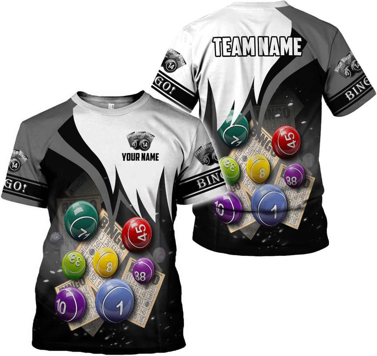 Custom Bingo Shirts for Women Bingo Lover Casino Players T-Shirt Funny Bingo Shirts Gifts Funny Bingo Player Game Lover Gift