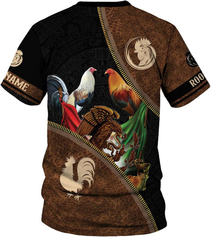 Mostprints Personalized Name Rooster Shirt 3D, Rooster Shirts for Men, Chicken tshirts shirts for women, Funny Chicken shirts