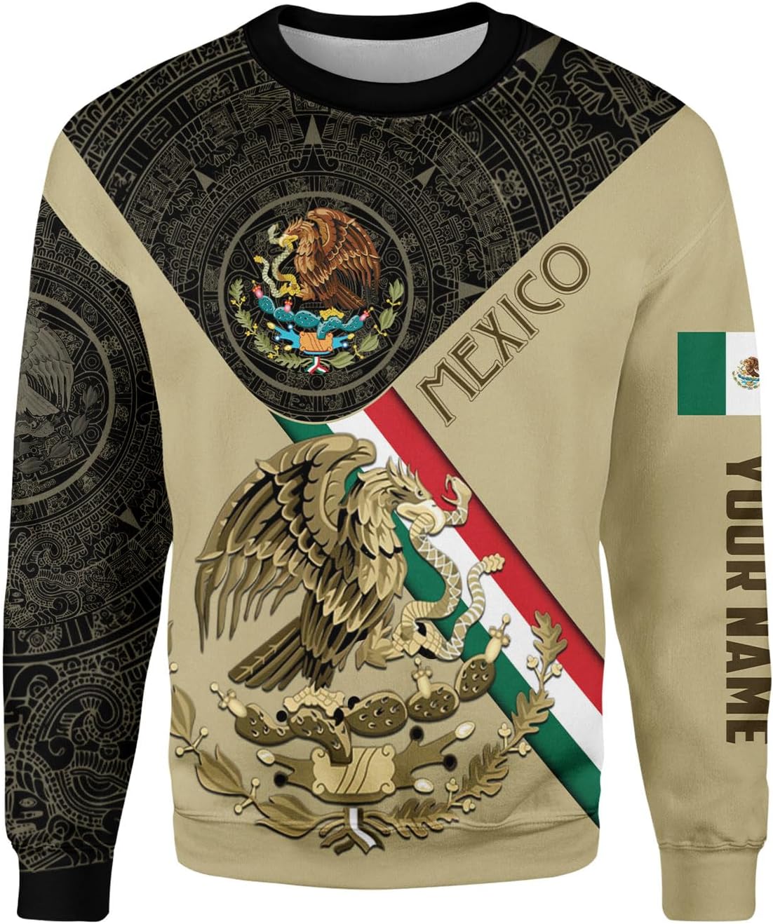 Personalized Name Mexican Shirts for Men, Customized Mexico Shirts for Men, Mexico Shirts for Women Mexico Shirt Eagle Flag