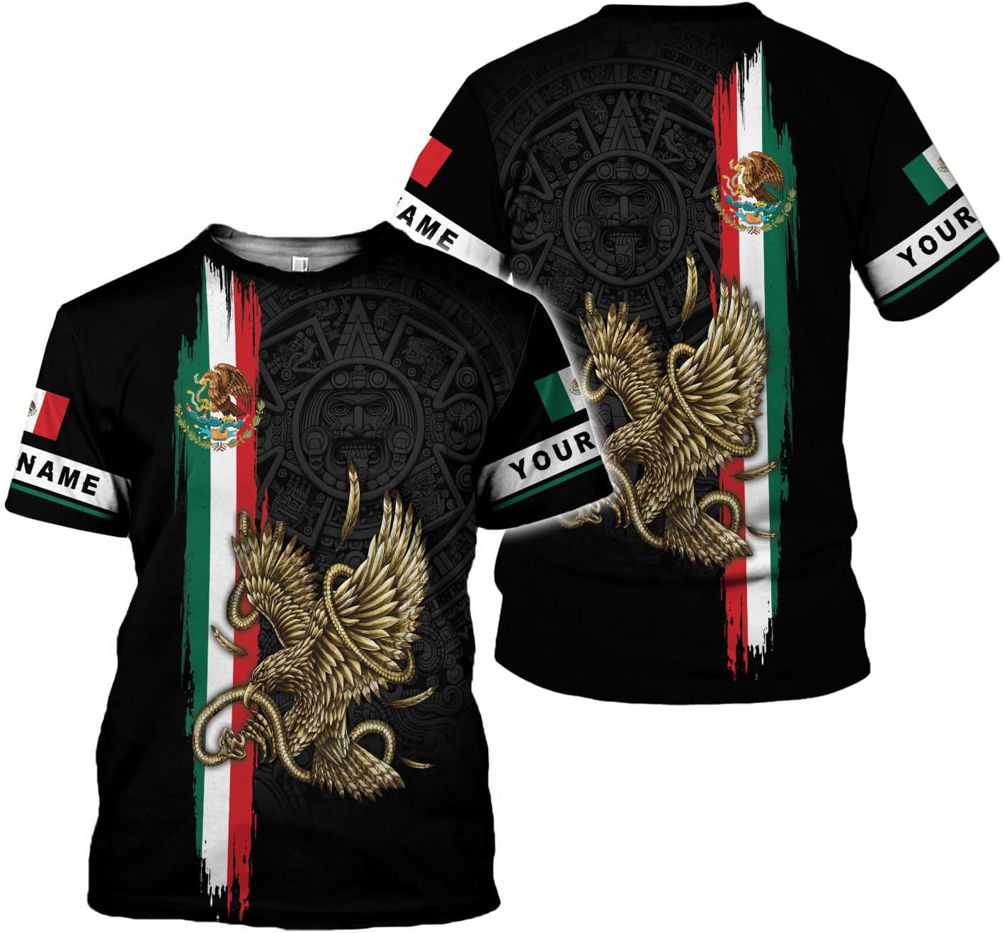 Mostefy Personalized Name Mexican Shirts for Men 3D, Customized Mexico Shirts for Men, Mexico Shirts for Women Mexico Shirt1