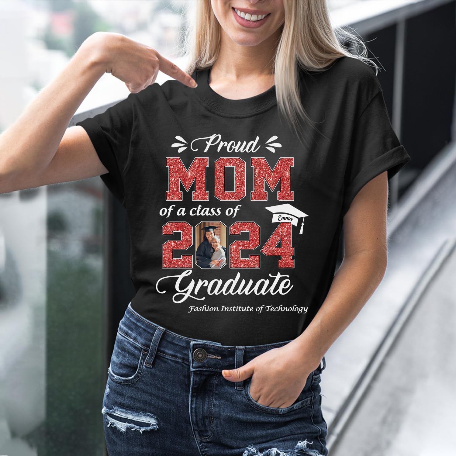 Personalized Graduation 2024 Shirt Proud Family of A Class of 2024 Graduate Class of 2024 Senior Class of 2024 Class of 2024