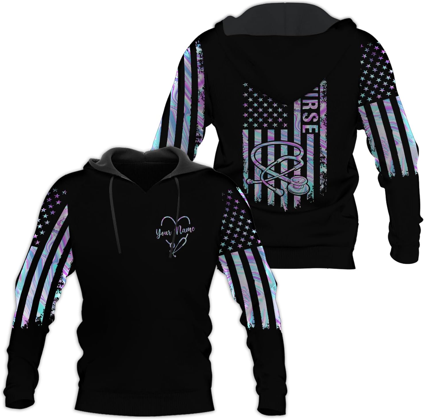 MoonArt Personalized Name Nurse Shirt Nurse Gifts Nurse Graduation Gift Funny Nurse T-Shirt Gift Nursing Emergency Shirts