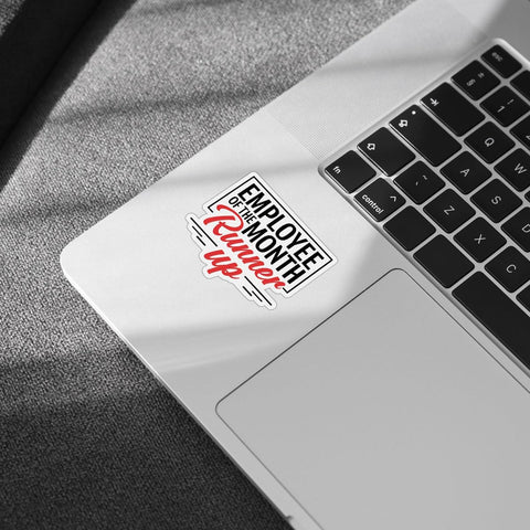 3Pcs Employee of The Month Runner Up Sticker Coworker Inspirational Sarcasm Gift Employee of The Month Stickers Great for Boss Decal for Laptop Water Bottle Tool Box Phone Car Hard Hat 3"x3"
