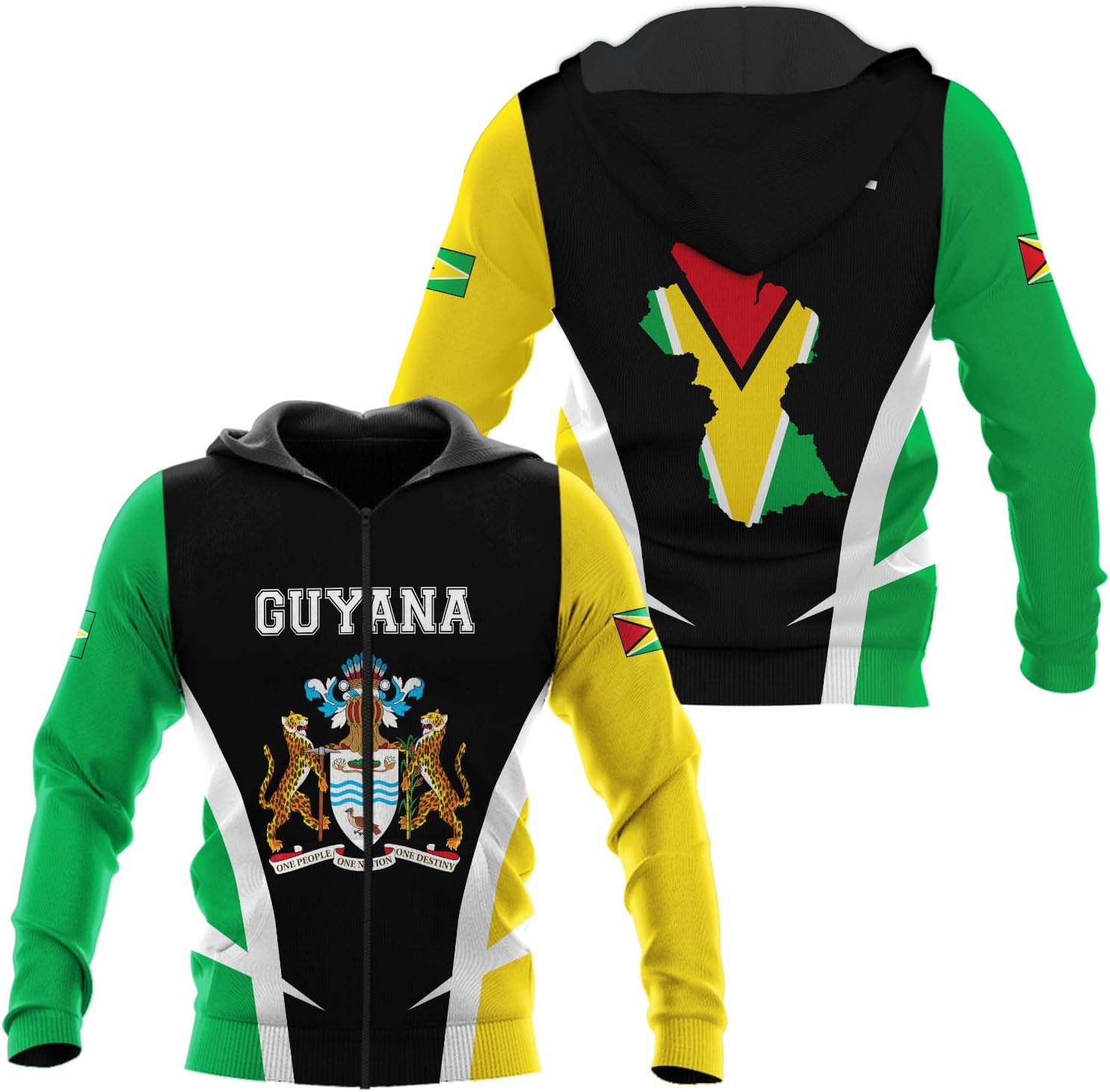 Parvii Personalized Guyana Shirts, Guyana Pride Tshirt, Guyanese Guyana Flag Shirt, Guyana Shirt for Men & Women, Guyana Gift