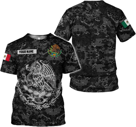 Personalized Name Mexican Shirts for Men 3D Customized Mexico Shirts for Men, Mexico Shirts for Women Mexico Shirt (US, Alpha, Small, Regular, Regular, Multi 6)