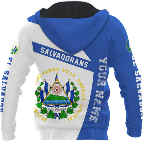 Personalized El Salvador Shirt Custom Camiseta de El Salvador Flag Shirt Men, Women Salvadorans Pride El Salvadoreña Tshirt