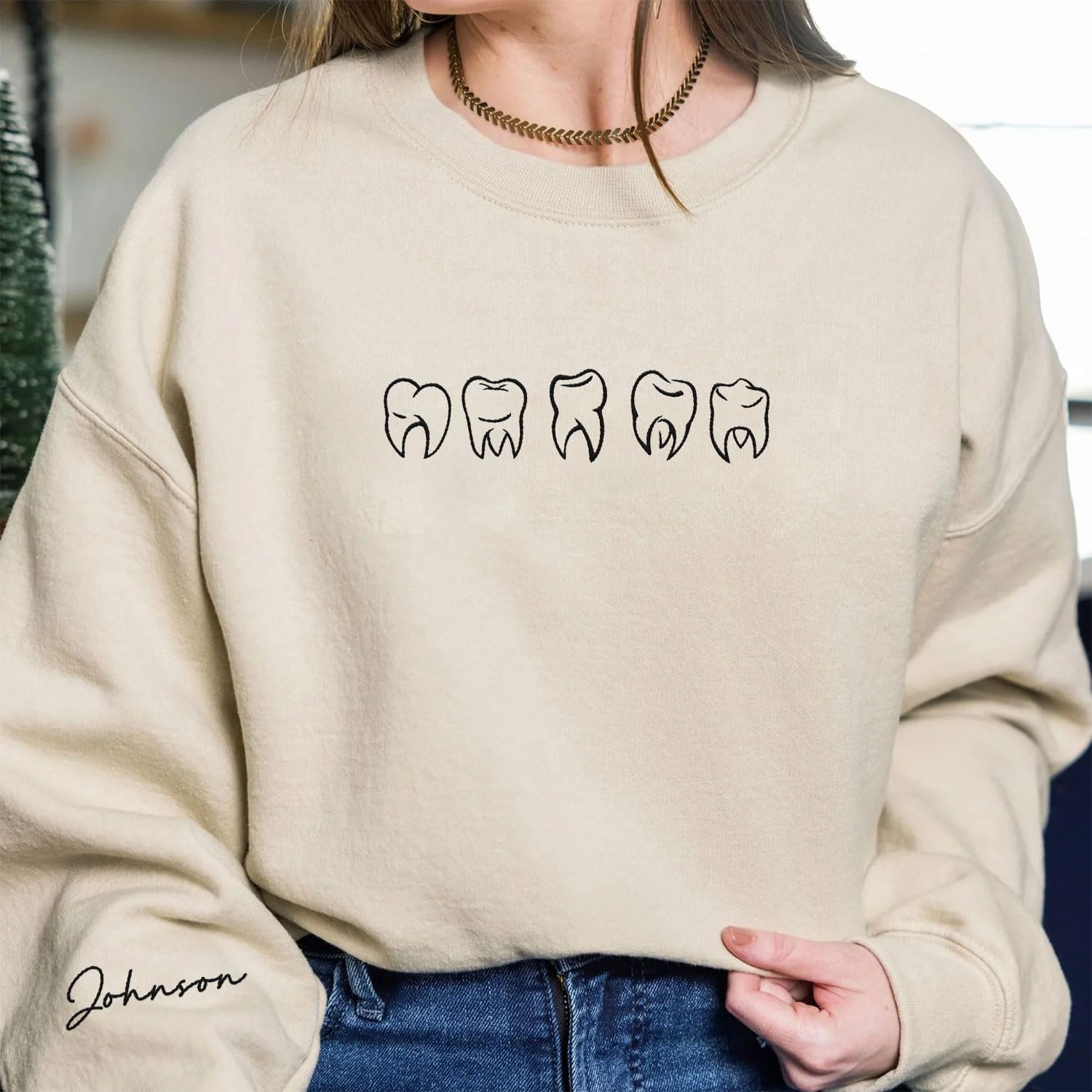 Custom Dental Sweatshirt, Dental Sweatshirts for Women, Dental Hygienist Assistant Sweatshirt, Dental Student Shirts Hoodies
