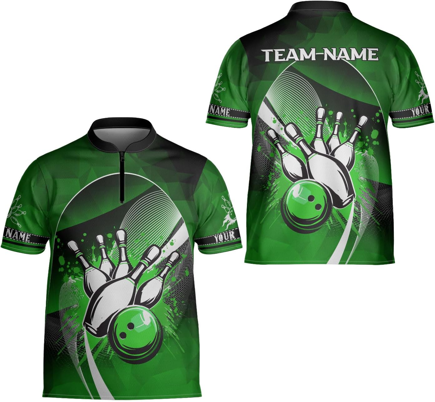 Ligthuy Personalized Bowling Jersey 3D, Bowling Shirts for Team, Bowling Shirt Unisex for Men Women, Bowling Shirts for Men