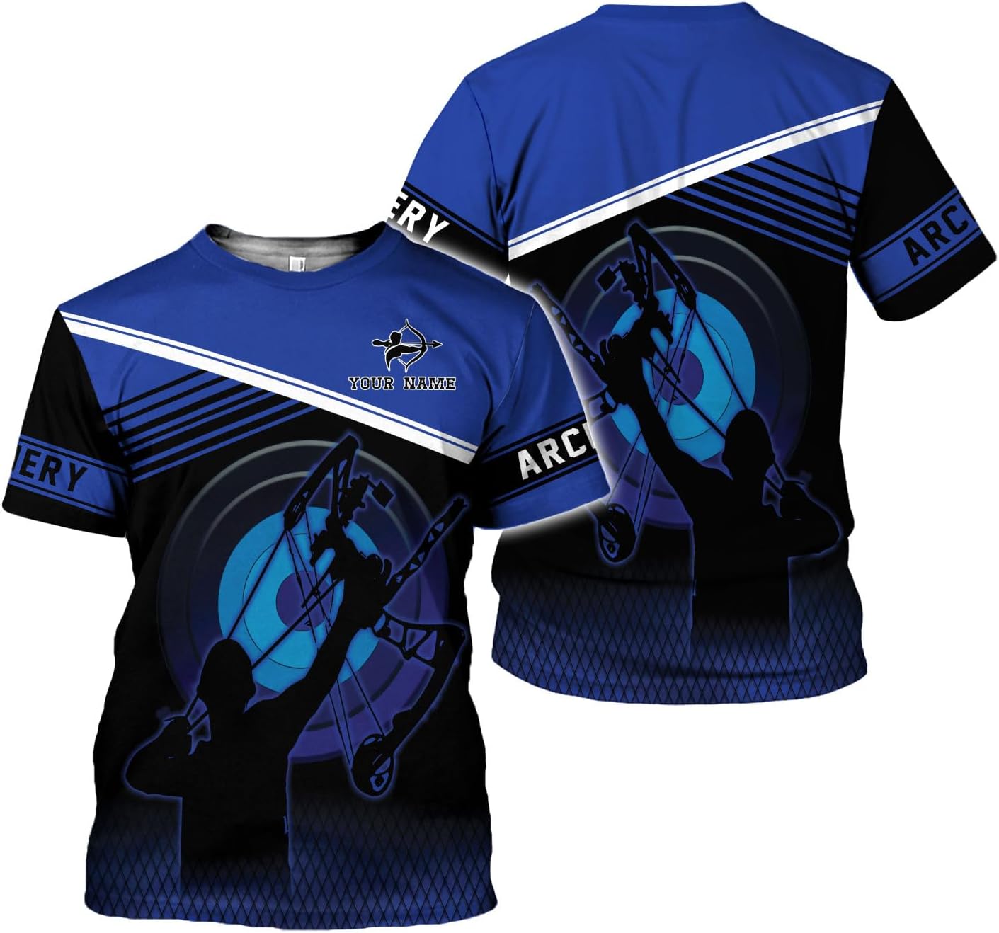 Artparel Personalized Archery Shirt 3D Archery Target Bow Archery Shirts for Men Women Archer Archery Lovers T-Shirt S-5XL