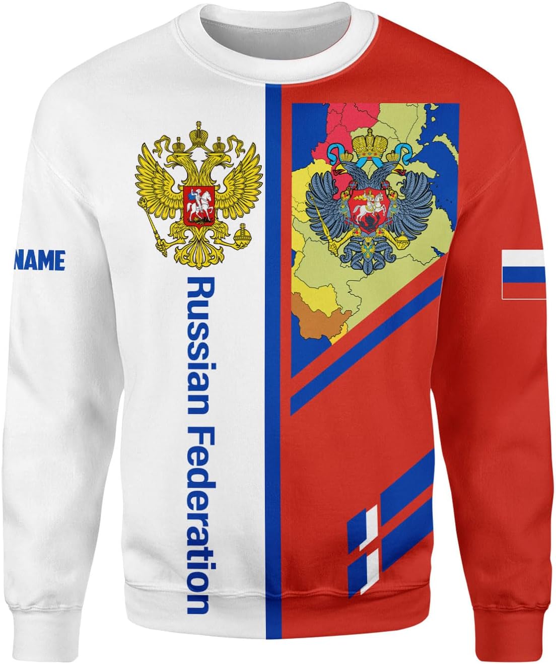 Personalized Russia Shirts Russian Shirt Russian Unisex Shirts Russia Flag Pride Shirts Russia Flag Coat of Arms Shirts