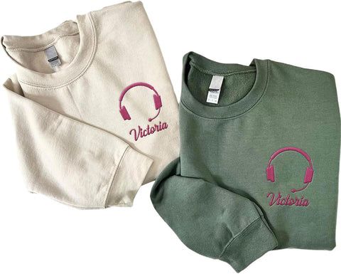 Leeprints Personalized Embroidered Dispatcher 911 Sweatshirt, Pulse Dispatch Embroider Hoodie, Thin Gold Line 911