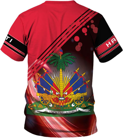 Ligthuy Personalized Haiti Shirt 3D, Haitians Flag Pride Shirt, Haiti Shirts for Men & Women, Haitian Pride Tshirt S-5XL