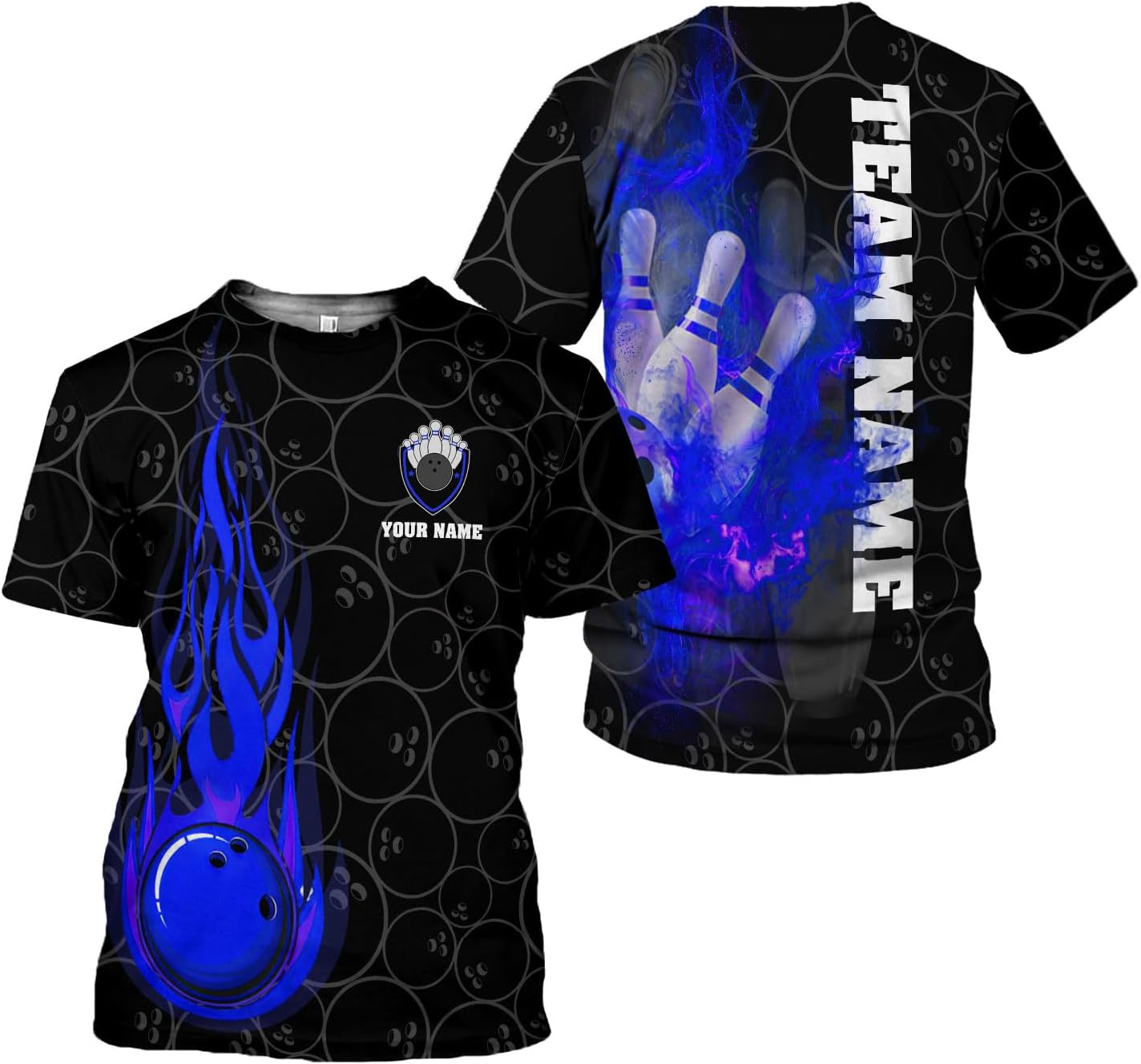 Custom Bowling Shirts, Personalized Name Bowling Shirts Unisex, Bowling Jerseys for Men & Women, Team Bowling Shirt Gift