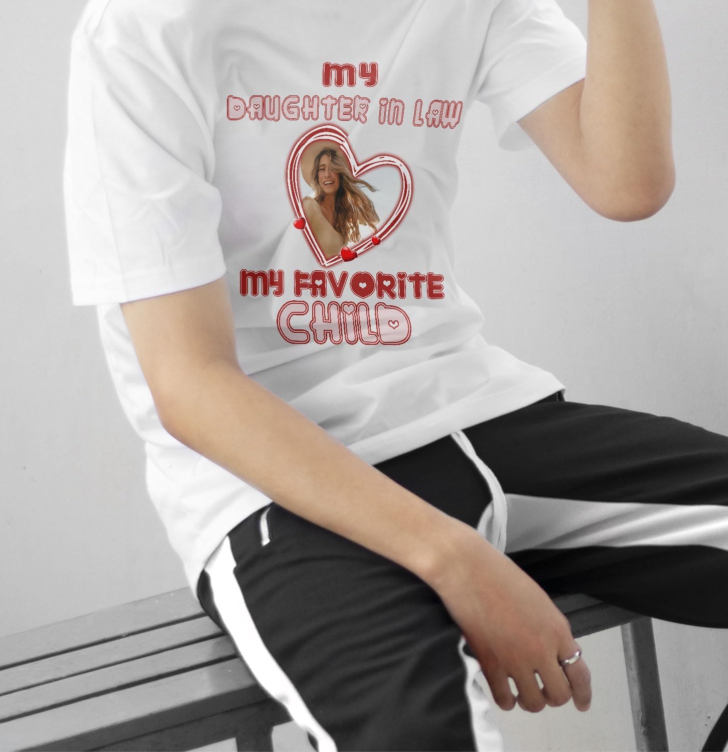 Mostprints Personalized My Daughter in Law is My Favorite Child Shirt, Daughter in Law Tshirt favorite child is my Daughter