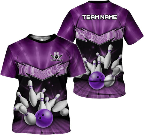 Custom Bowling Shirts, Personalized Name Bowling Shirts Unisex, Bowling Jerseys for Men & Women, Team Bowling Shirt Gift