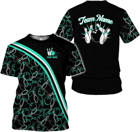 Podagree Personalized Name Bowling Shirts for Men and Women 3D, Bowling Shirts for Team Bowling, Bowling Shirts Gift