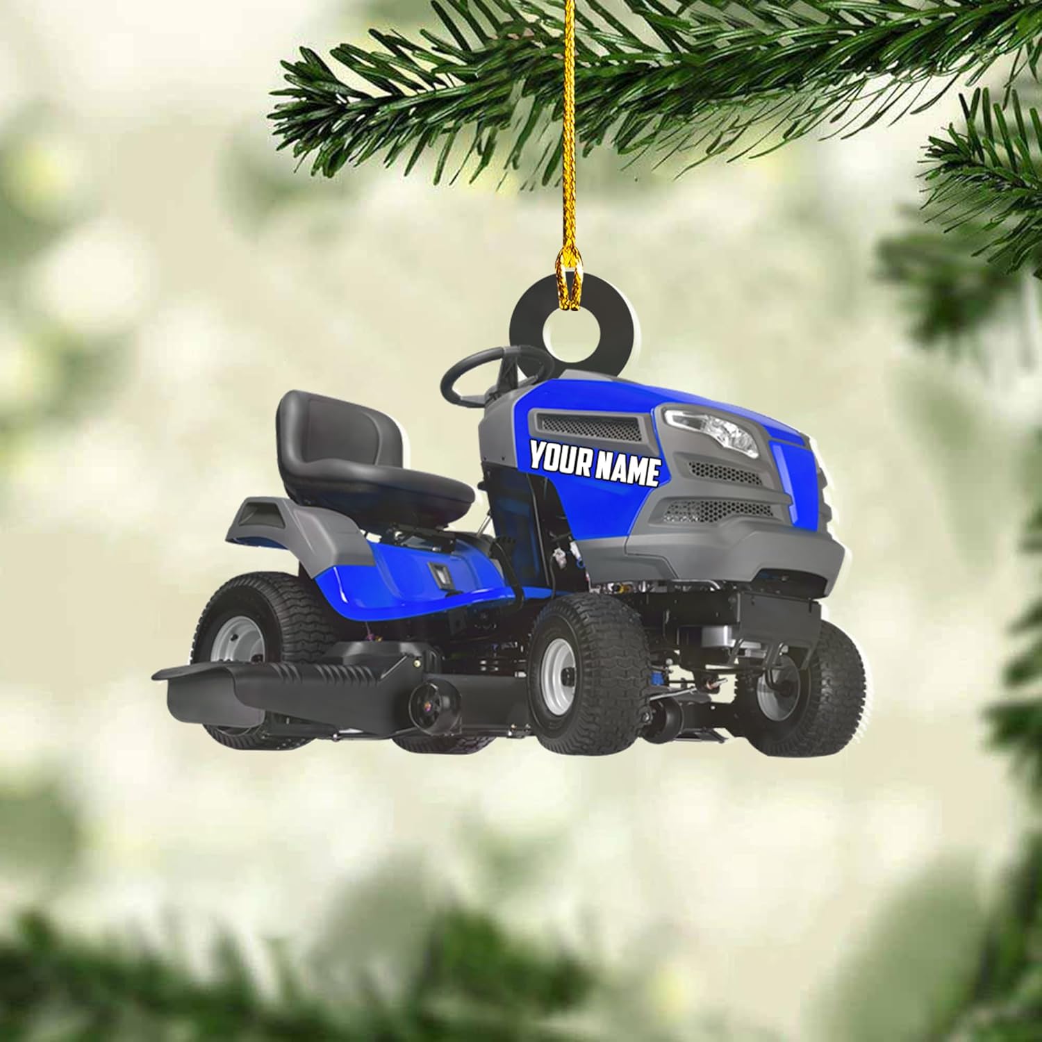 Personalized Lawnmower Ornaments 2024, Landscaper Christmas Ornament Lawnmower Ornament, Lawnmower Christmas Ornament Lawn Mower Ornaments Lawn Mower Riding Ornament Tree Hanging Xmas Gift (LM10)
