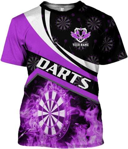 mostprints Personalized Dart Shirts, Darts Shirts for Men, Dart Jerseys for Teams, Dartboard Players Shirt Darts Board Gift