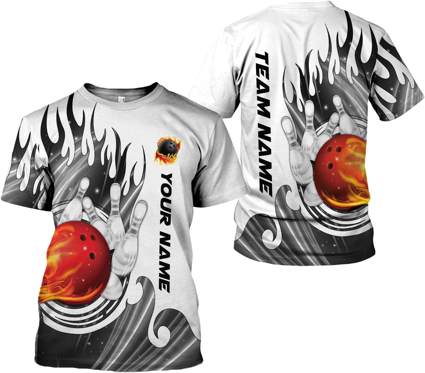 AOVL Custom Bowling Shirts for Men Bowling Shirts Bowling Shirts Unisex Bowling Jerseys for Men Custom Bowling Shirts for Men