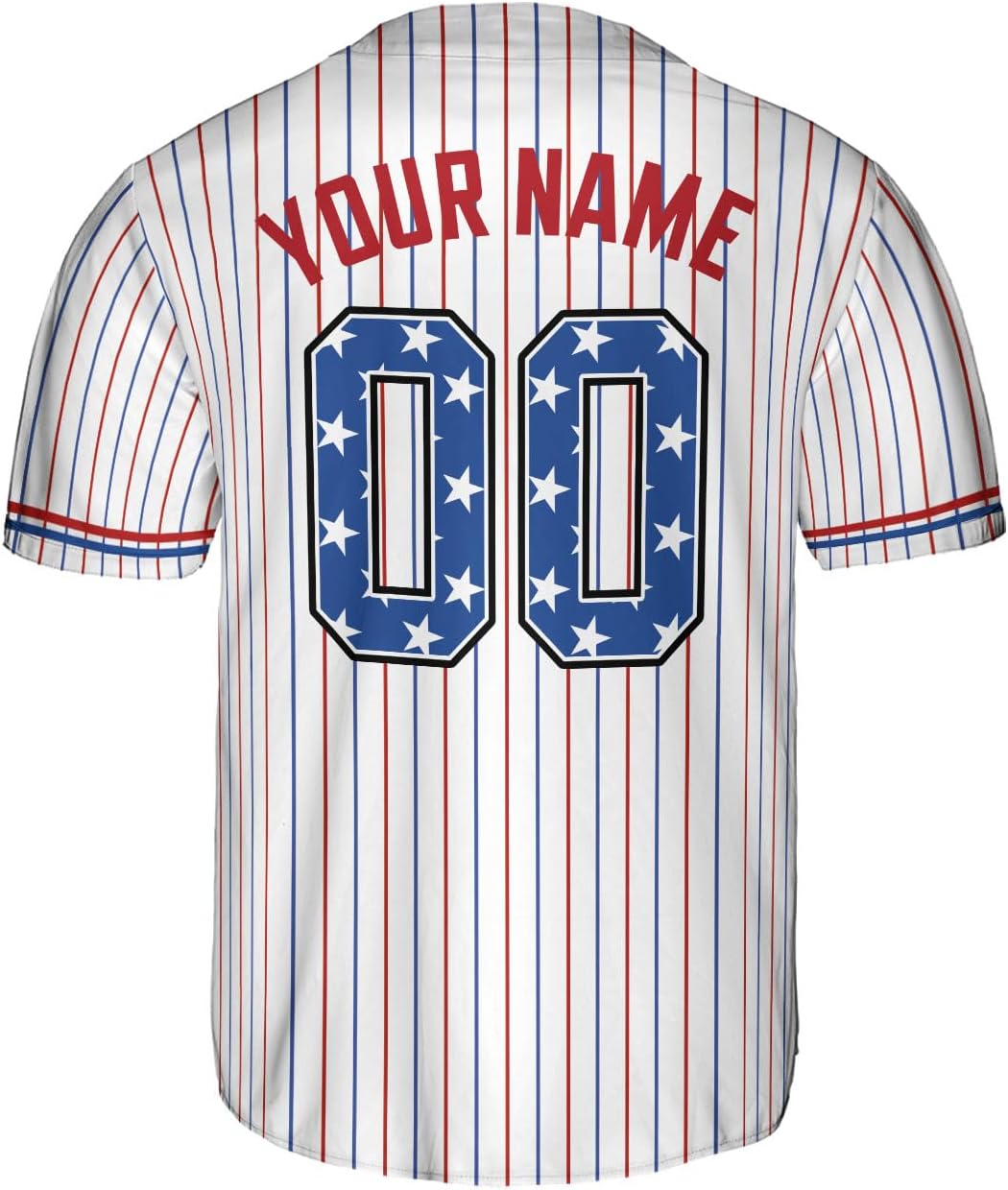 Custom Men American Flag Jersey Men's America Baseball Jerseys Patriotic Jerseys 4th of July Shirts USA Flag America Gifts
