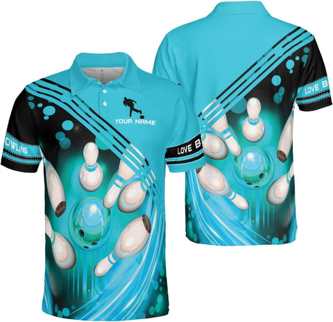 Custom Bowling Shirts, Personalized Name Bowling Shirts Unisex, Bowling Jerseys for Men & Women, Team Bowling Shirt Gift