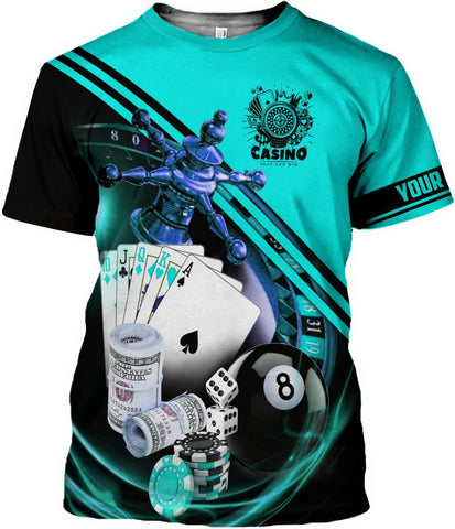 Royal Fight Personalized Poker Shirt 3D Funny Poker Shirt for Men Casino Poker Shirt Gifts Men Women Funny Poker Gift
