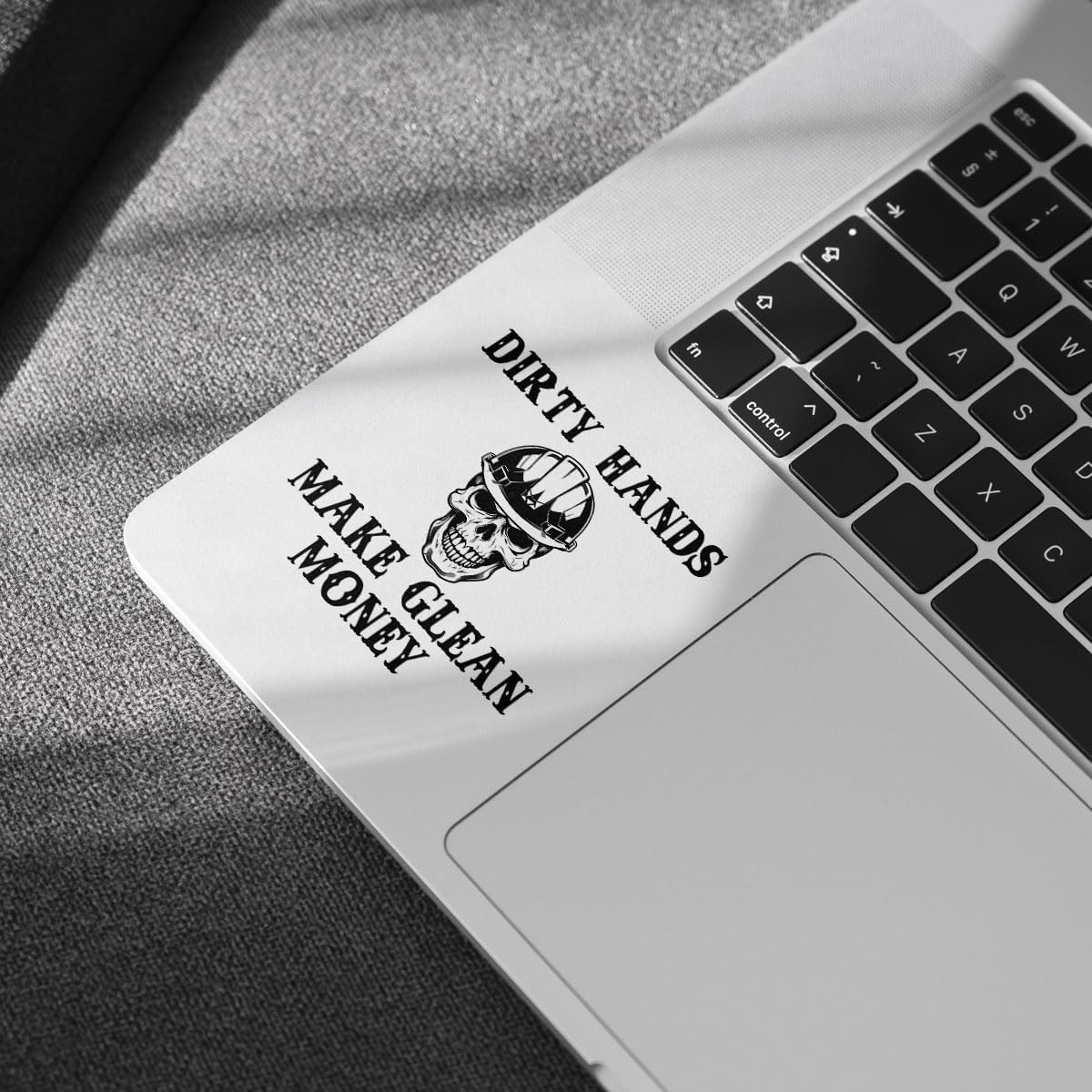 3 Pcs Dirty Hands Make Clean Money Sticker, Hardhat Stickers for Men Blue Collar, Heavy Equipment Decal - Vinyl Sticker 3 inches for Laptop Water Bottle Phone Car Window Helmet