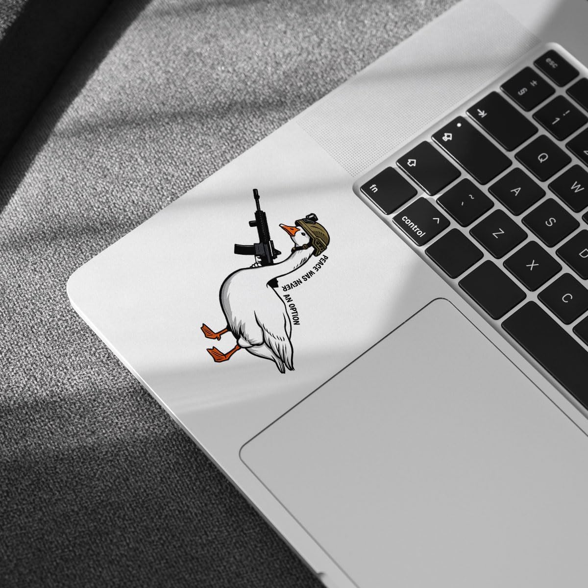 (3pcs) Tactical Goose Sticker, Armed Goose Sticker, Goose with Shoot Stickers, Goose Peach was Never an Option Stickers 3" Die-Cut Waterproof for Laptop Water Bottle Phone Window Helmet